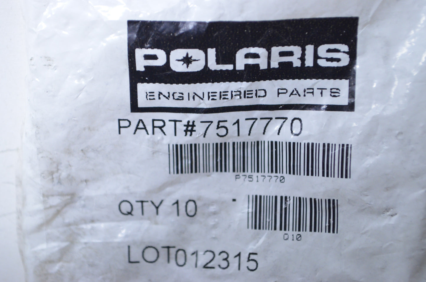OEM Polaris 7517770 Hex Flange Head Screw M6X16 Qty 10 NOS