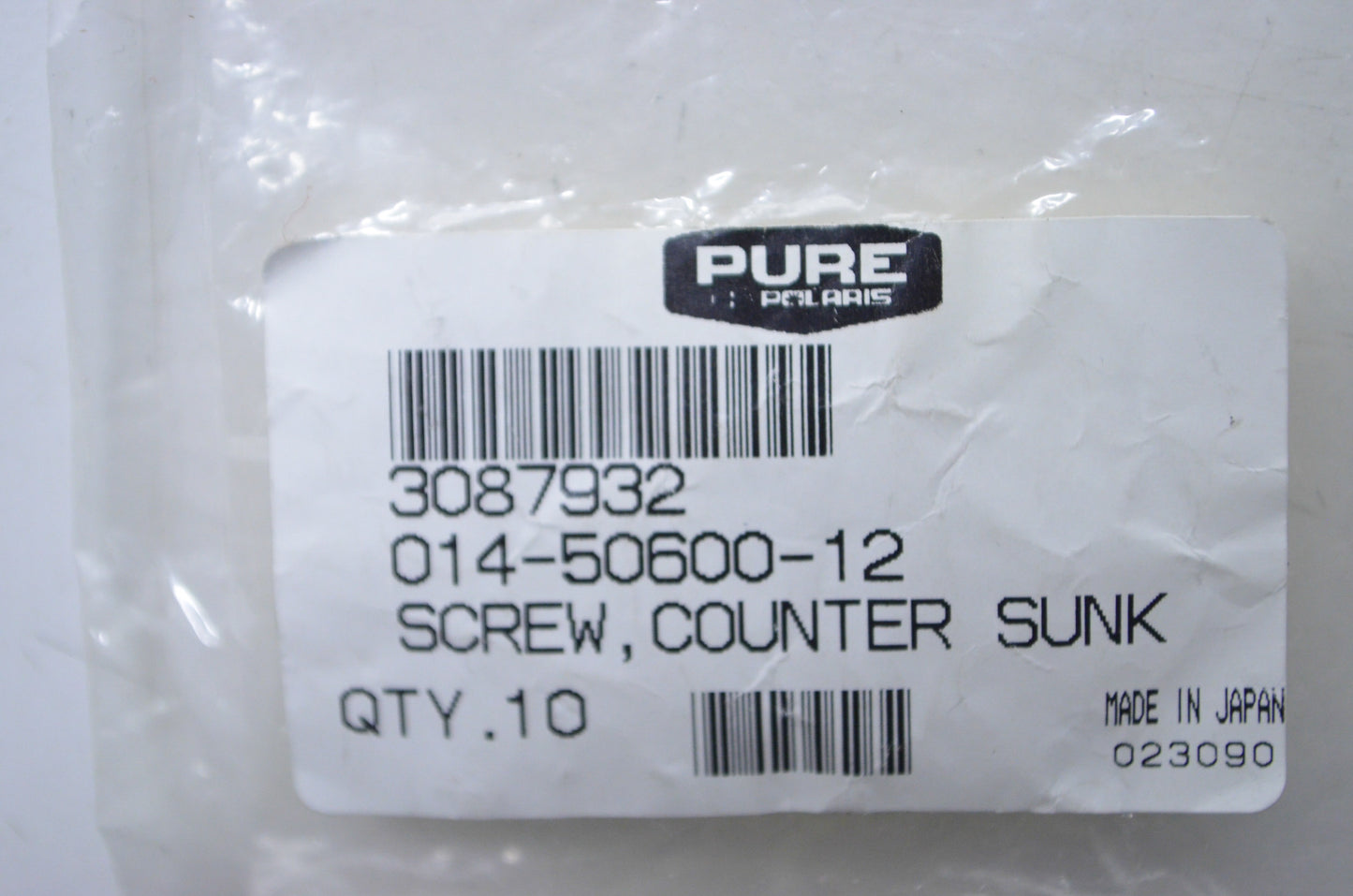 OEM Polaris 3087932 Counter Sunk Screw Qty 10 NOS