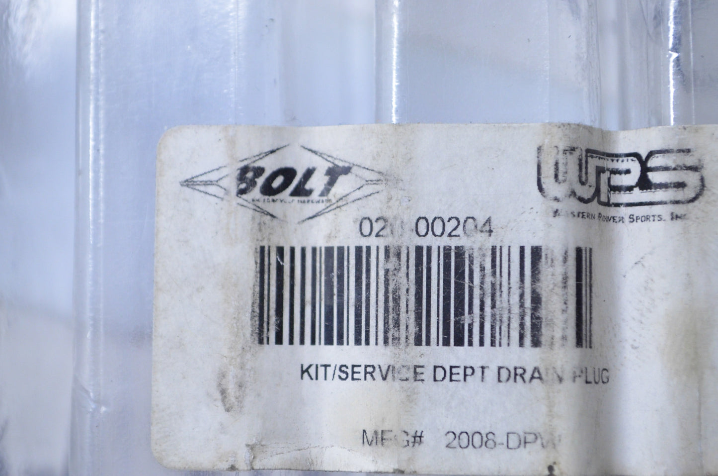 Bolt 020-00204 Drain Plug Washer Kit NOS