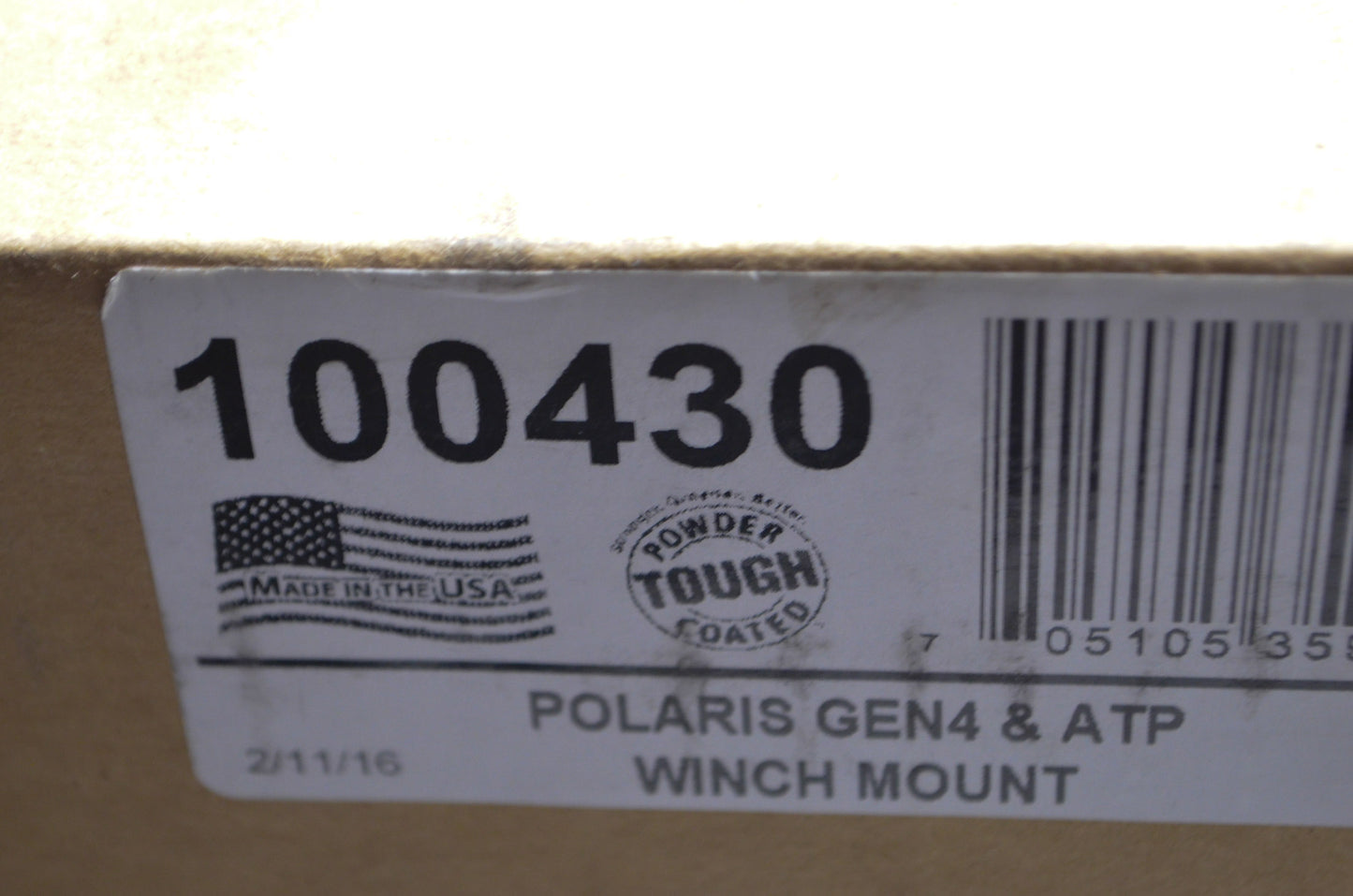 Polaris Winch Mount kit NOS