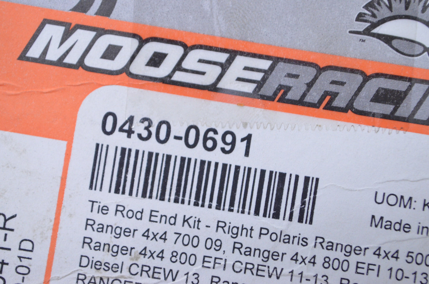 Moose Racing 0430-0691 Right Steering Rack Tie Rod Assembly Kit NOS