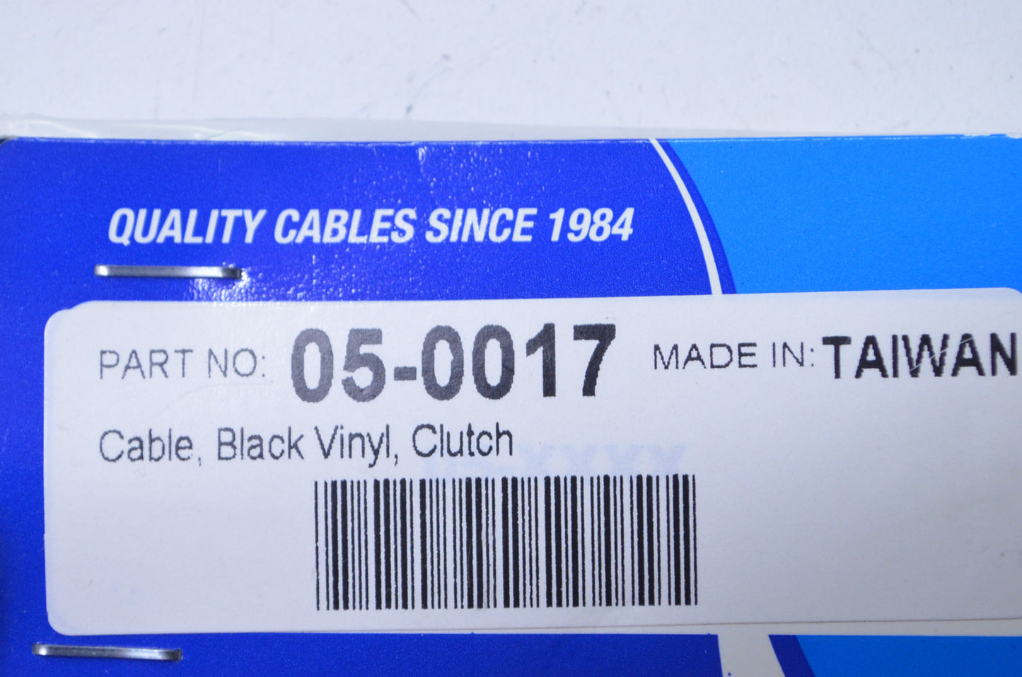 New Motion Pro Black Vinyl Clutch Cable NOS