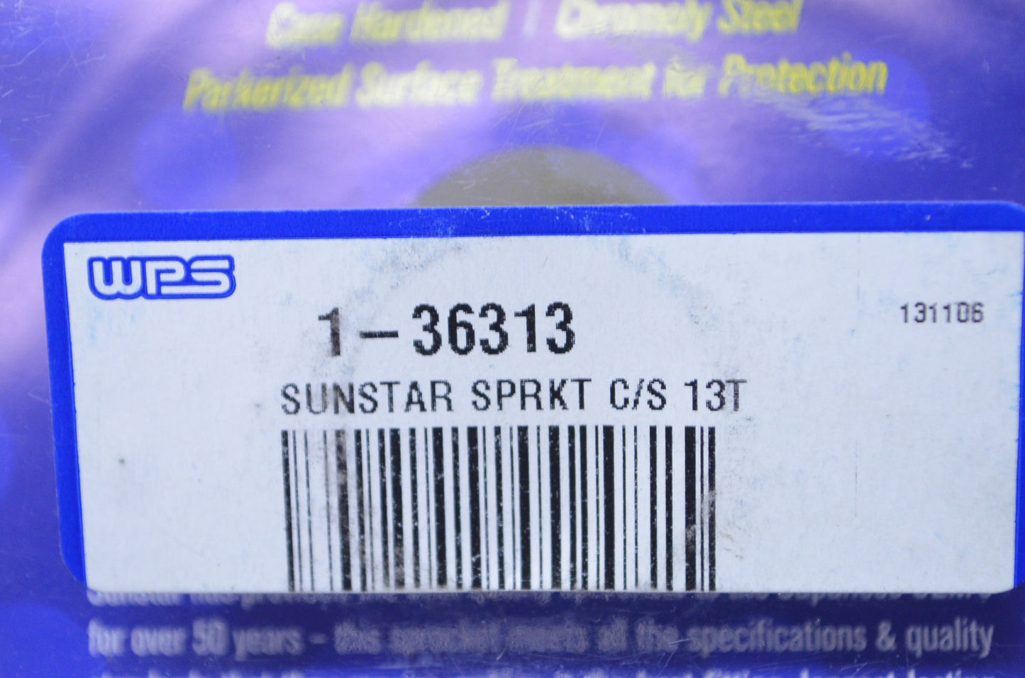 Sunstar 1-36313 13 Tooth Steel Countershaft Sprocket NOS
