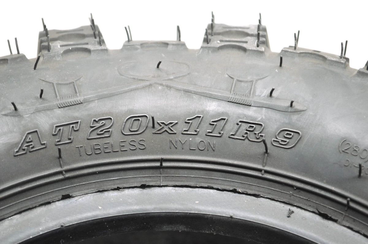 Duro 31-202809-2011C 20X11R9 20x11-9 DI2028 6PR TL NH Hook-Up Rear ATV Tire NOS
