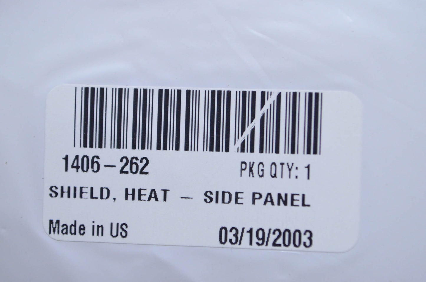 OEM Arctic Cat 1406-262 Side Panel Heat Shield NOS