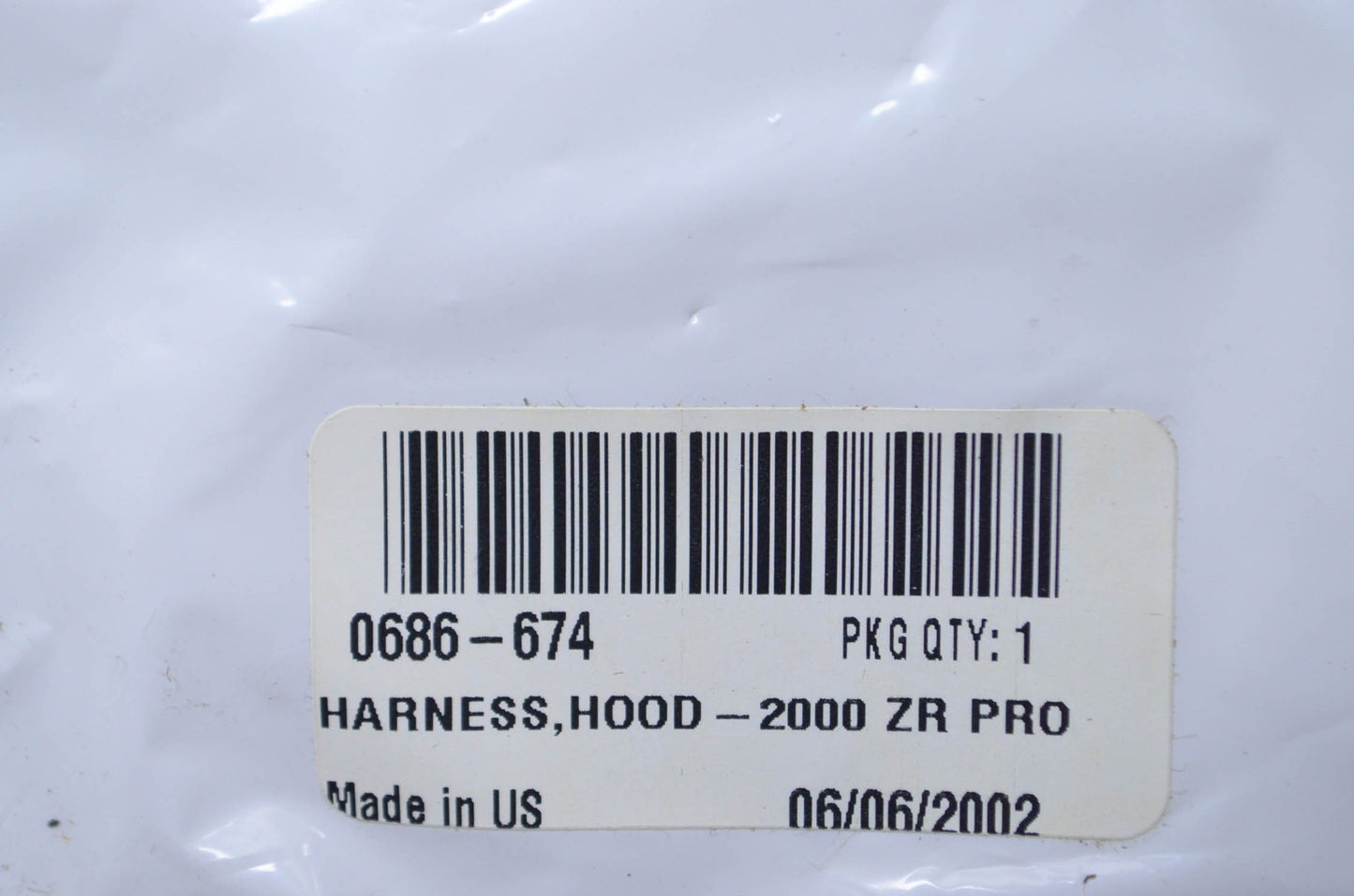 OEM Arctic Cat 0686-674 Hood Harness NOS