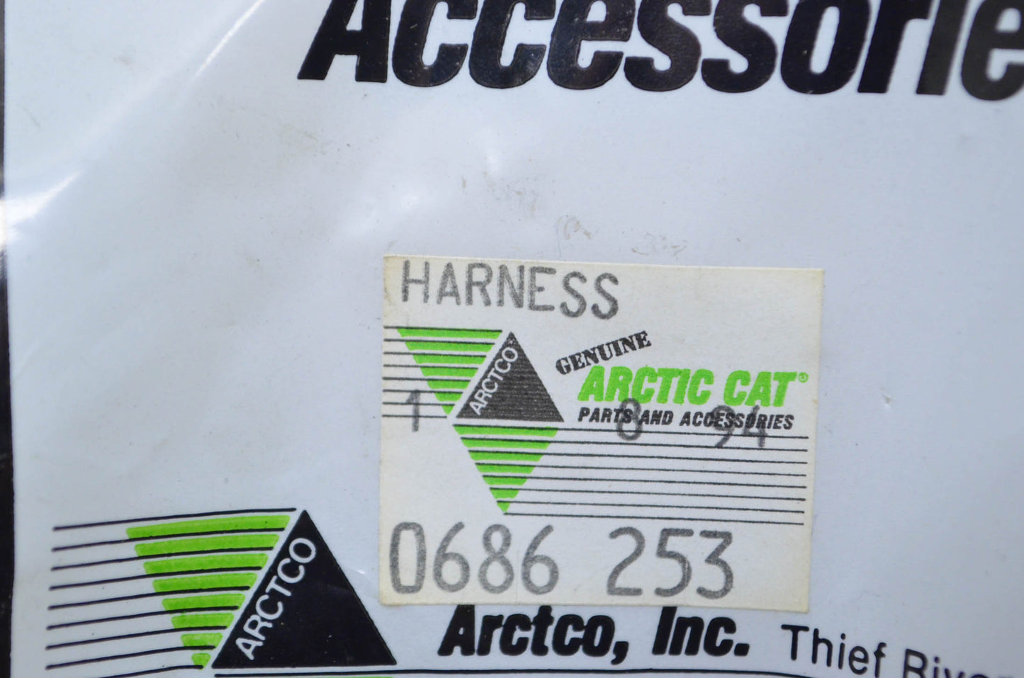 OEM Arctic Cat 0686-253 Headlight Hood Harness NOS