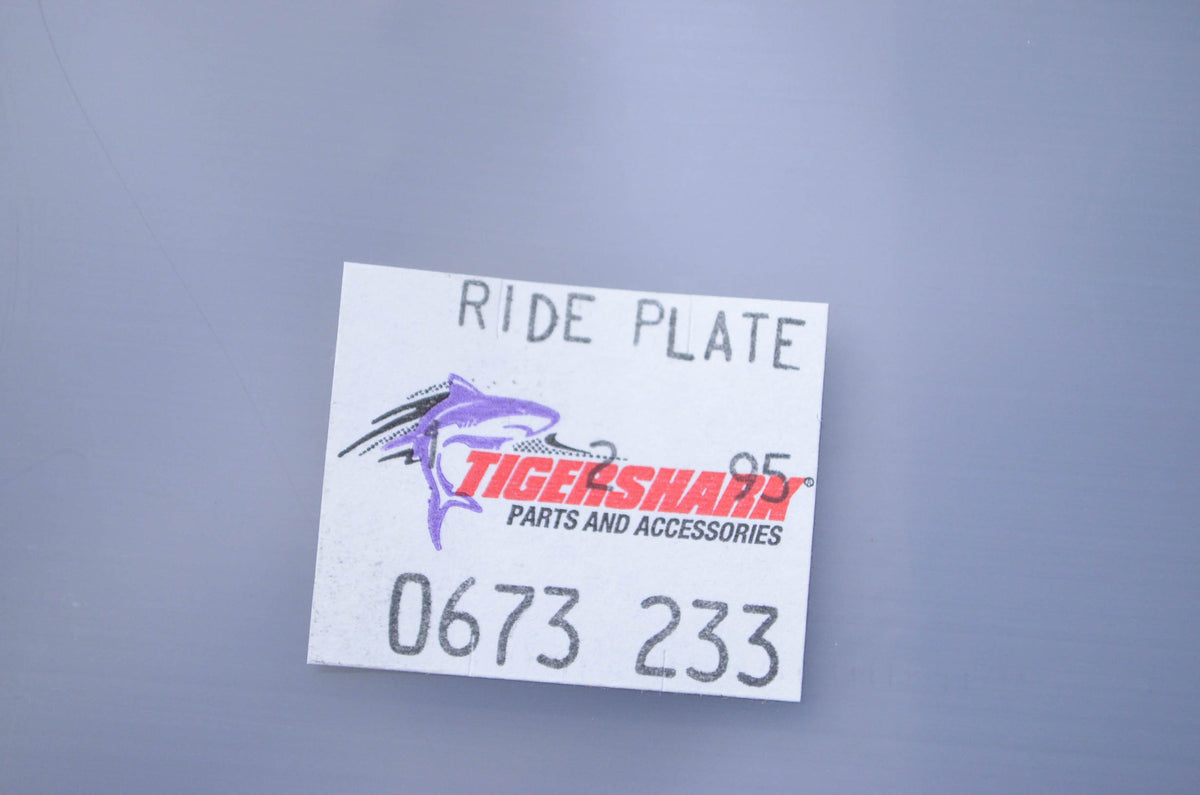 Tigershark 0673-233 Black Ride Plate NOS