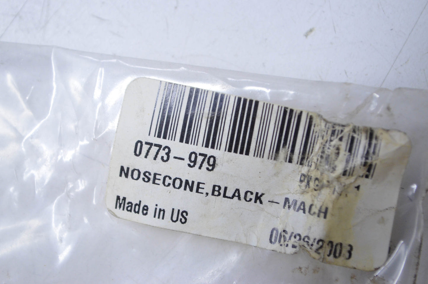 Tigershark 0773-979 Black Cone NOS