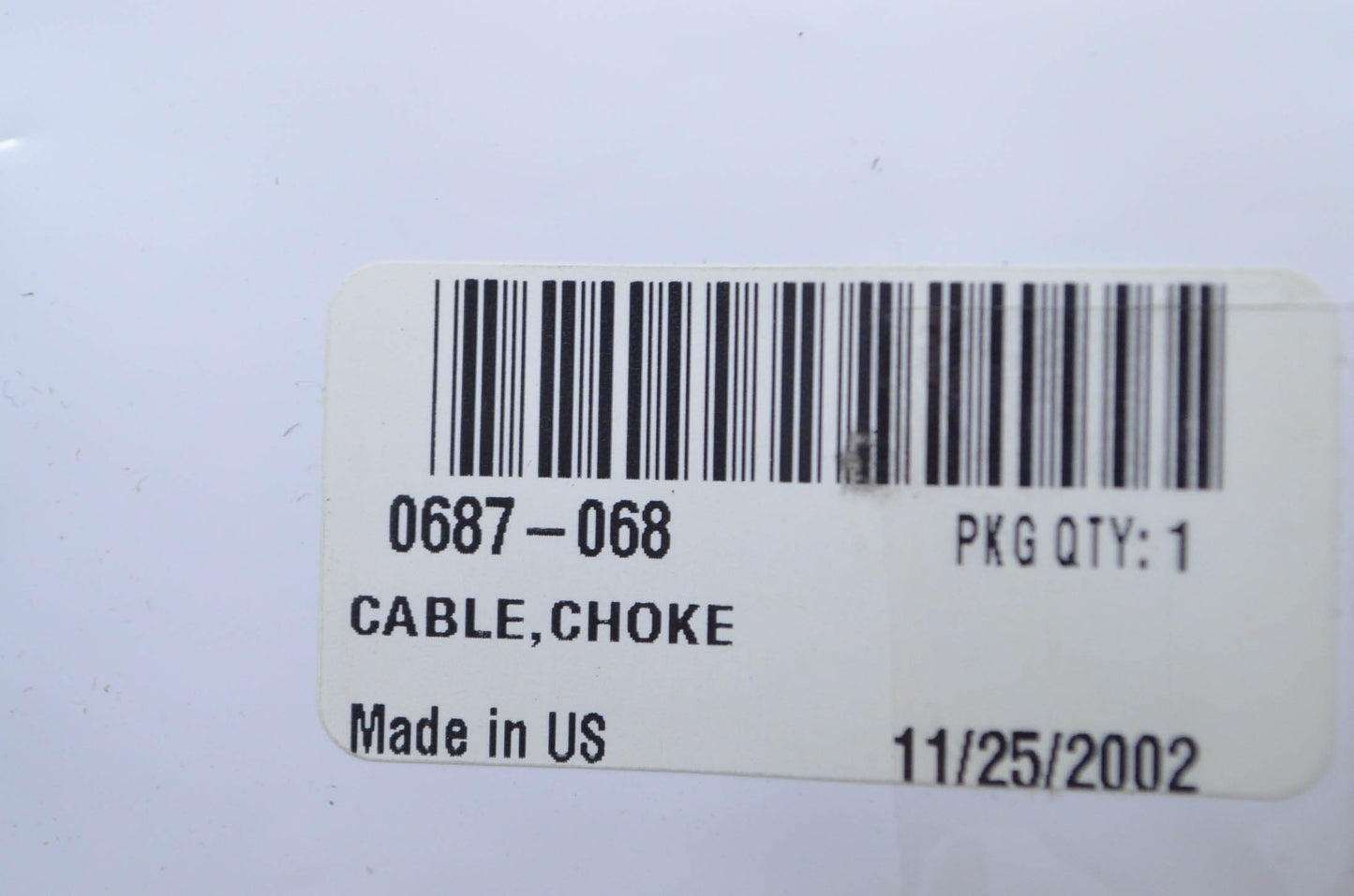 OEM Arctic Cat 0687-068 Choke Cable NOS