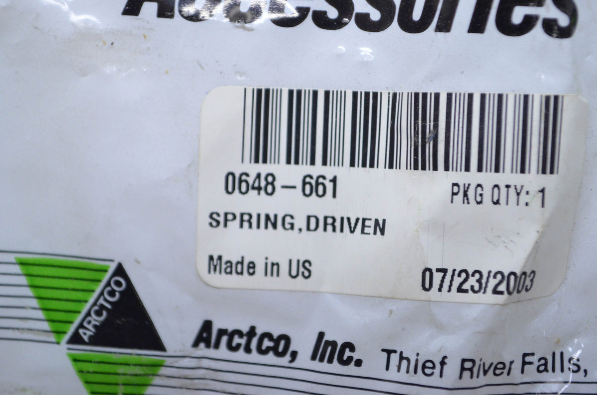 OEM Arctic Cat 0648-661 Driven Spring NOS