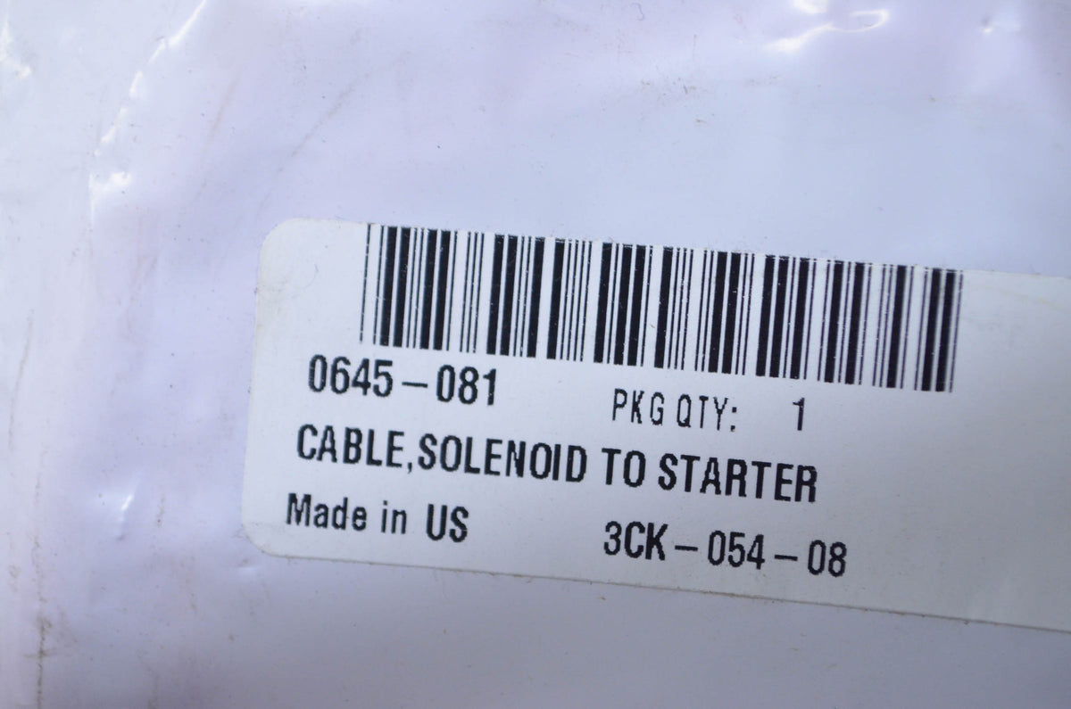 OEM Arctic Cat 0645-081 Solenoid Starter Cable NOS