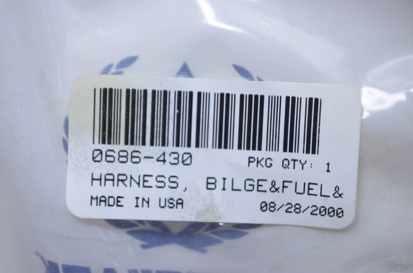 Tigershark 0686-430 Bilge/Fuel Harness NOS
