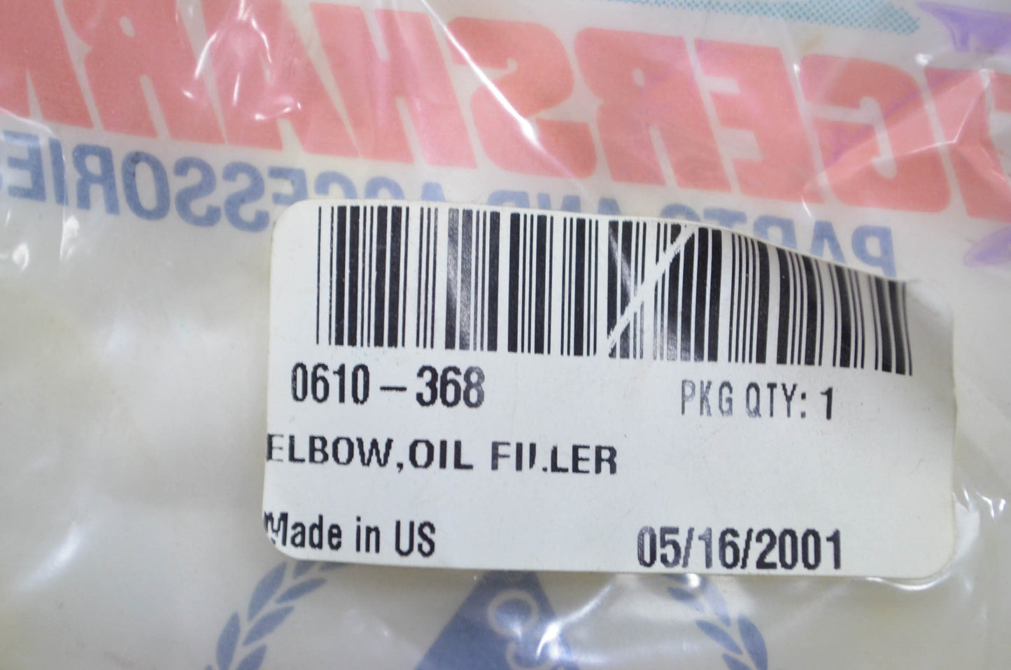 Tigershark 0610-368 Oil Filler Elbow NOS