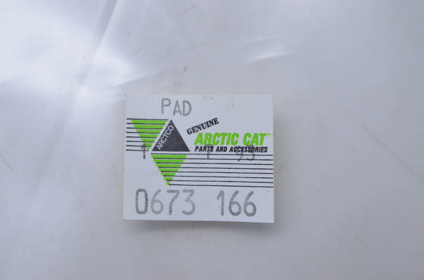 OEM Arctic Cat 0673-166 Purple Rear Deck Foot Pad NOS