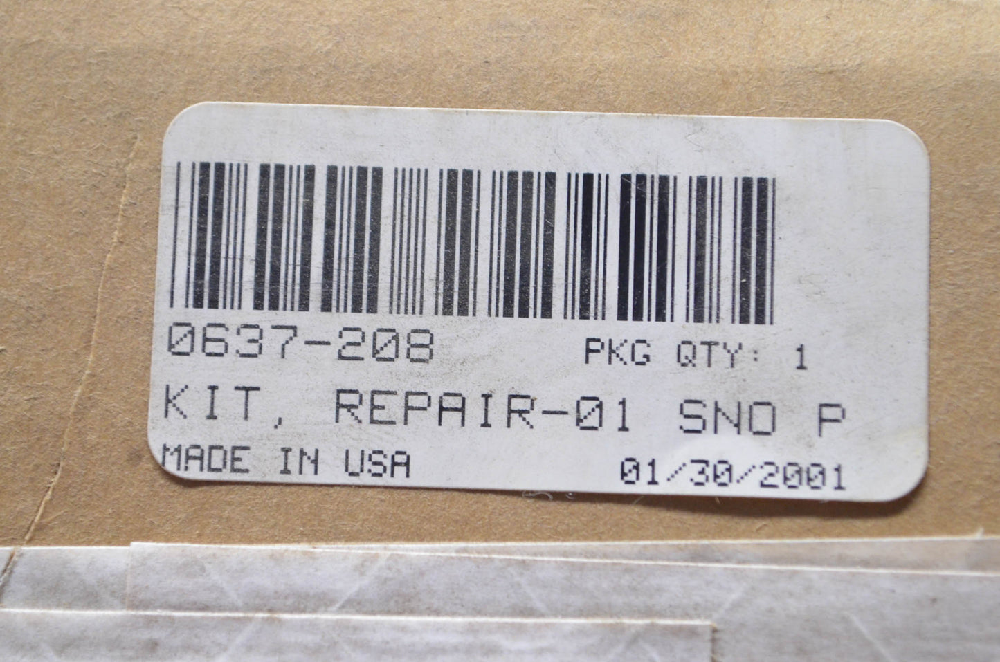 OEM Arctic Cat 0637-208 Repair Kit NOS