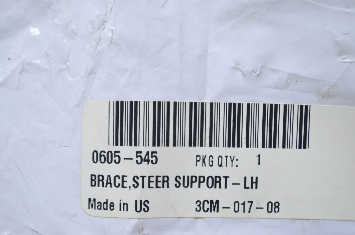 OEM Arctic Cat 0605-545 Left Hand Steeering Support Brace NOS