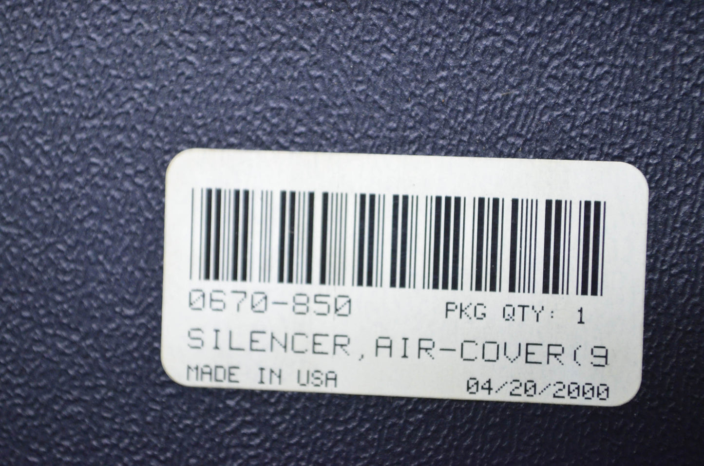 OEM Arctic Cat 0670-850 Air Silencer Cover NOS