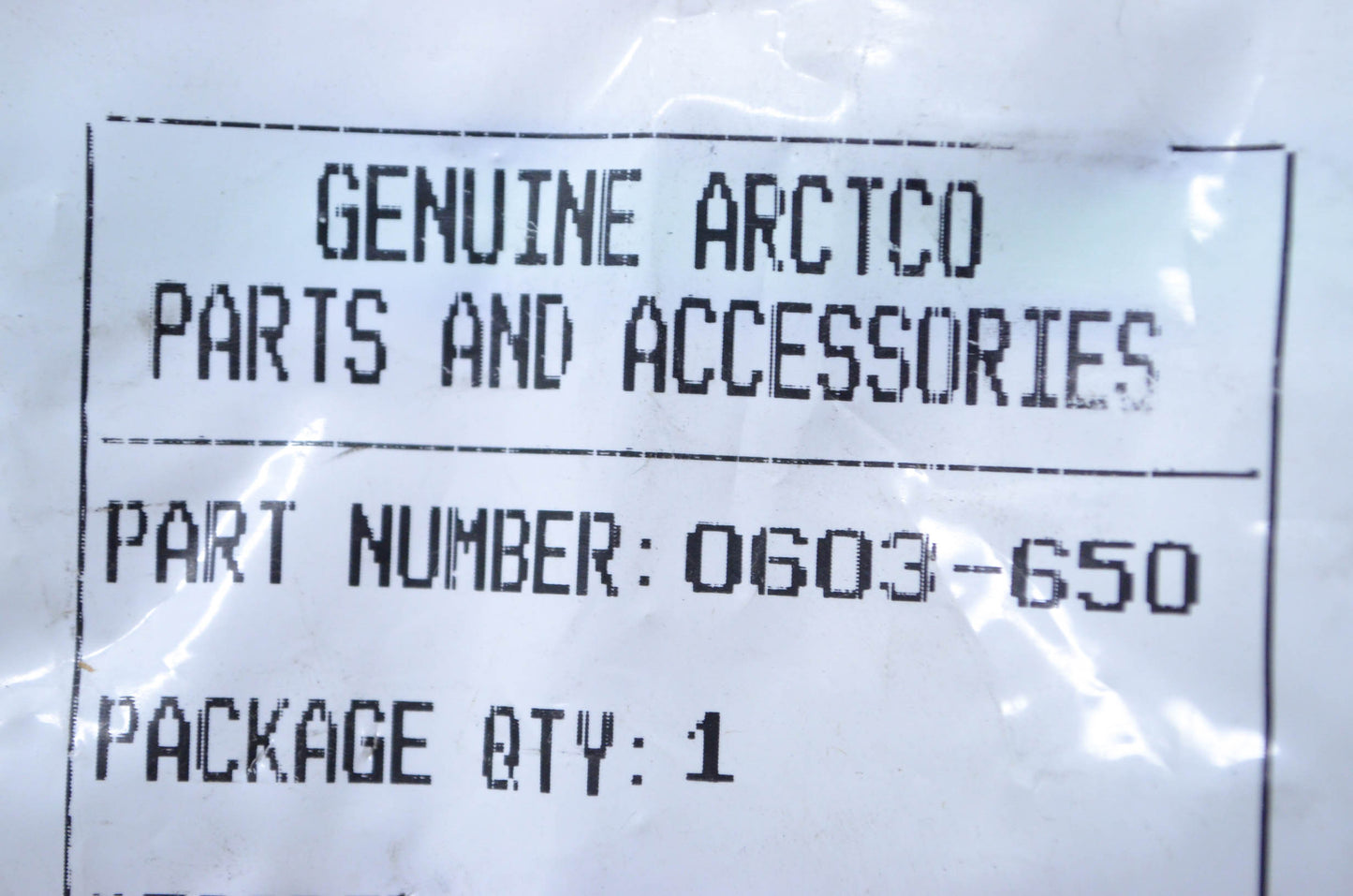OEM Arctic Cat 0603-650 Front Compression Spring NOS