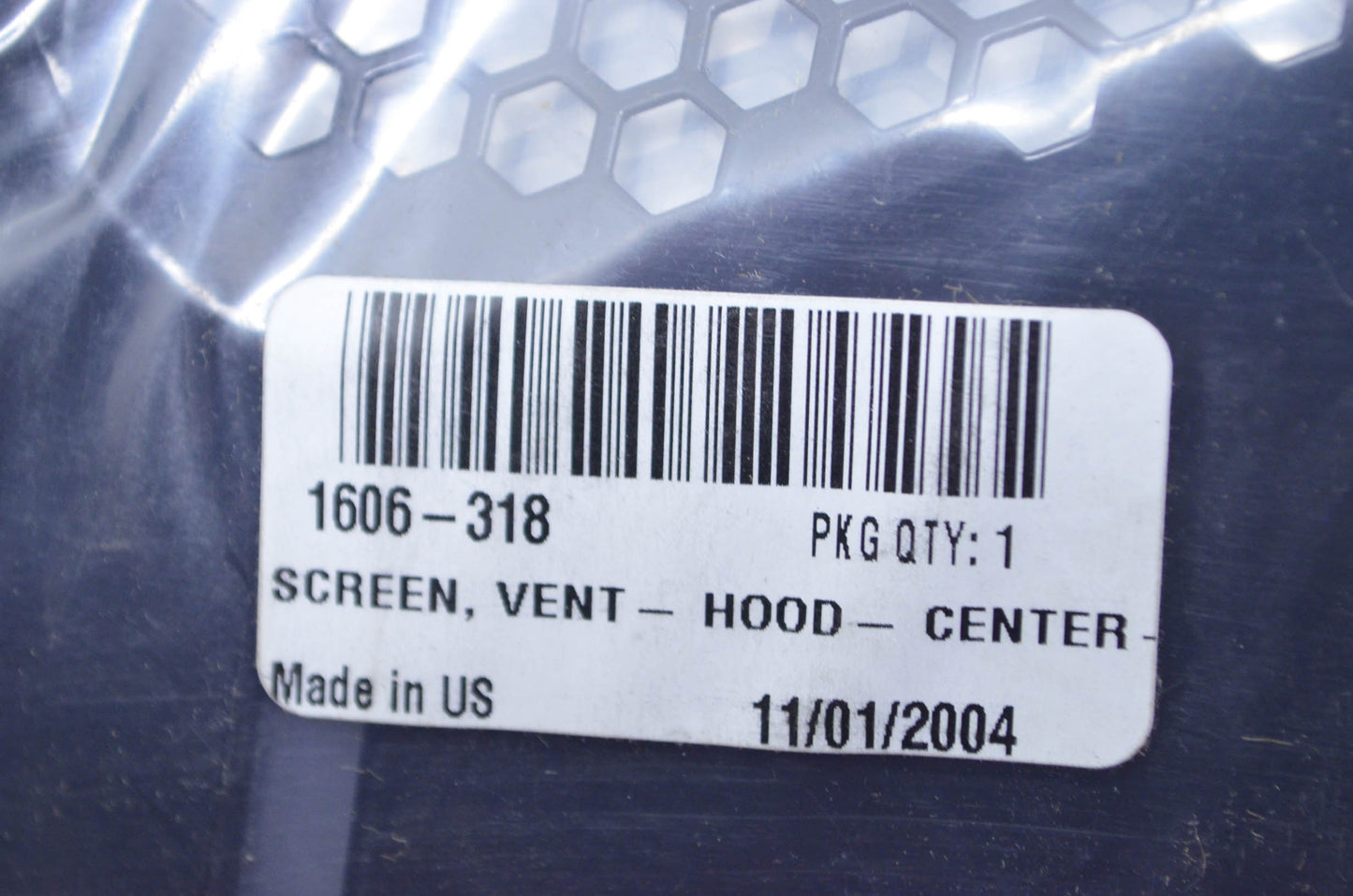 OEM Arctic Cat 1606-318 Black Center Hood Vent Screen NOS