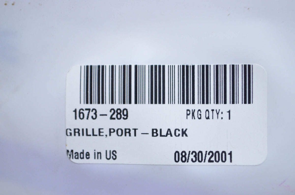 Tigershark 1673-289 Black Port Grille NOS