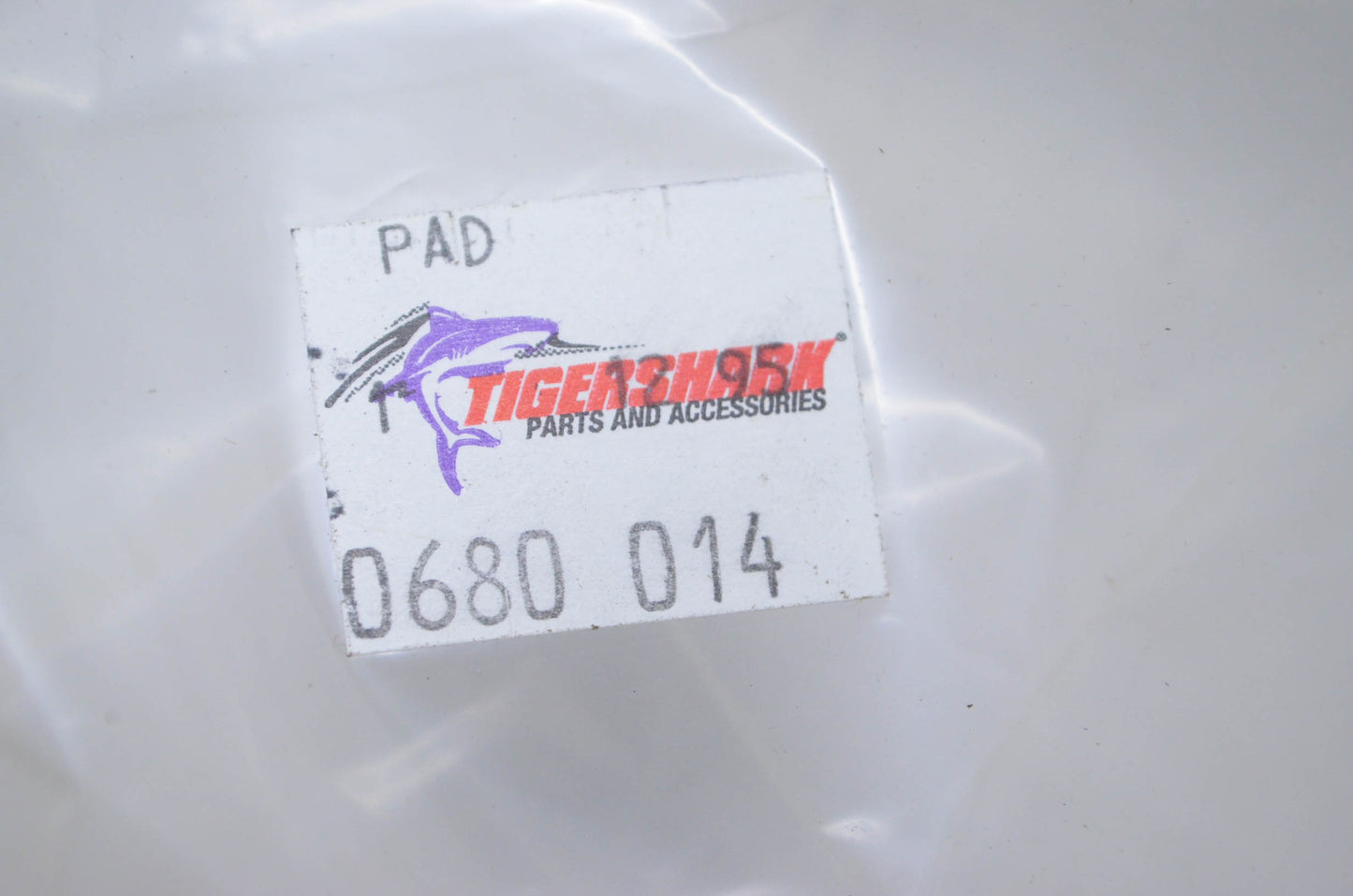 Tigershark 0680-014 Purple Right Foot Pad NOS