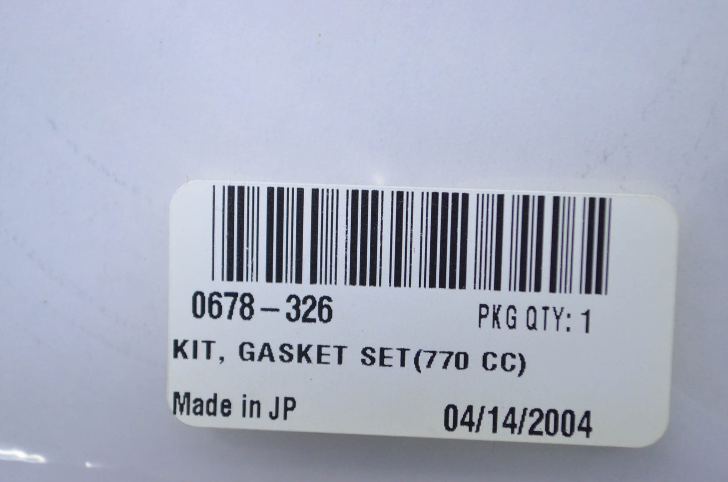 Tigershark 0678-326 770 Gasket Kit NOS