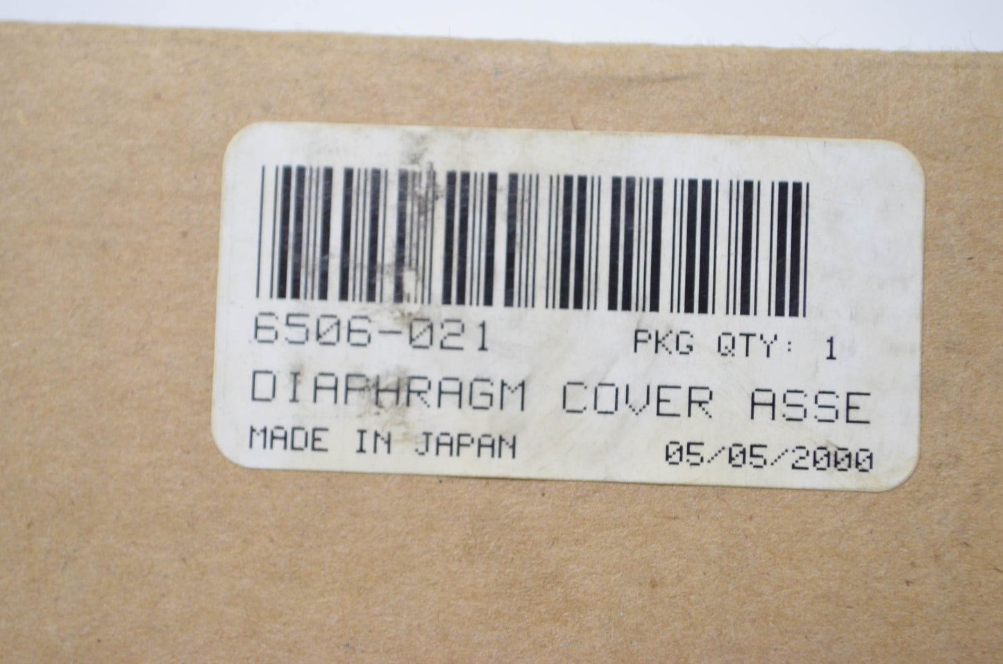 Tigershark 6506-021 Diaphragm Cover Assembly NOS