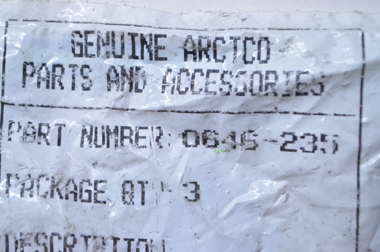 OEM Arctic Cat 0646-235 Cam Arm 44.0 Gram Comet Qty 3 NOS