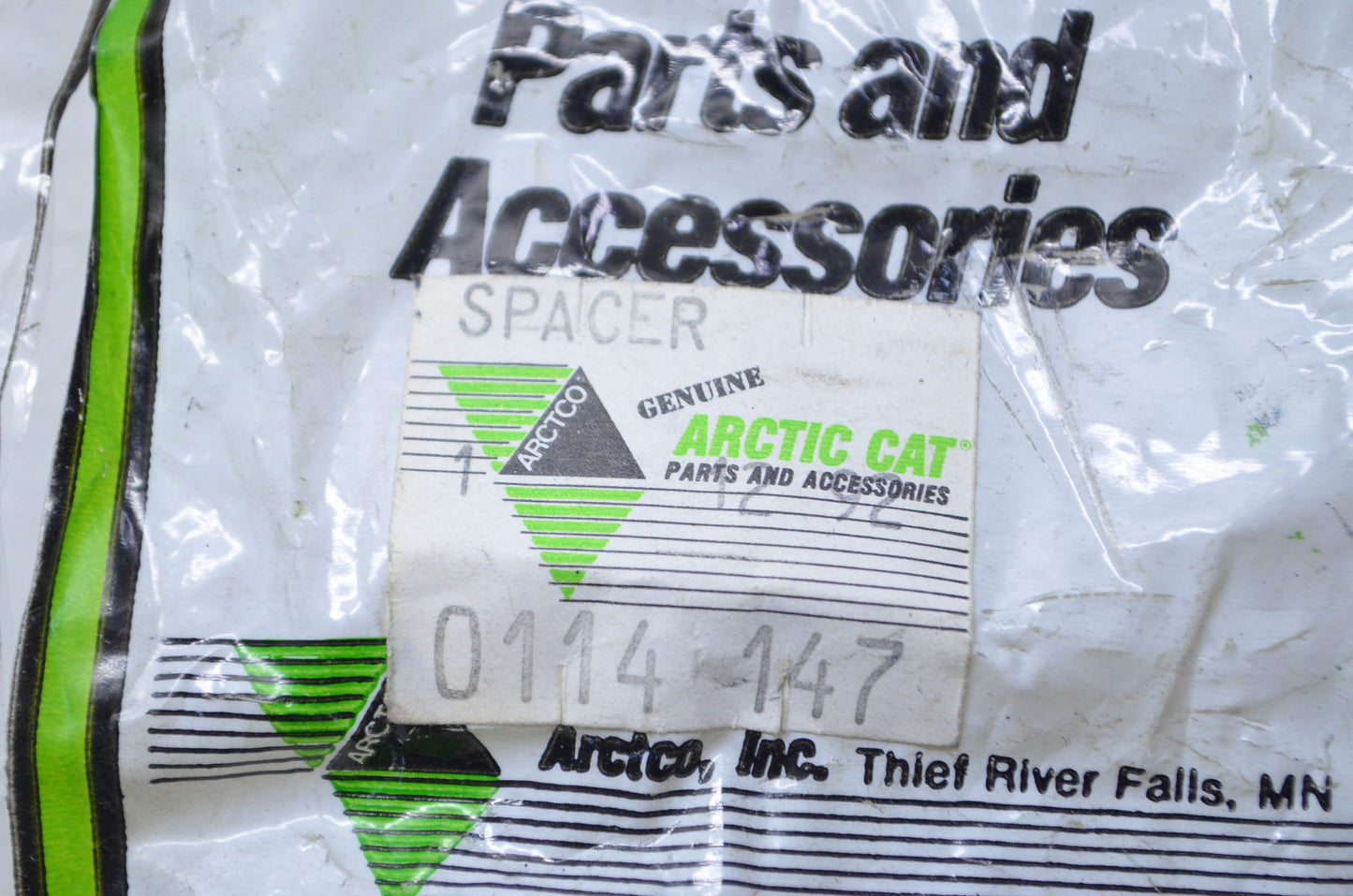 OEM Arctic Cat 0114-147 Rear Axle Spacer Qty 2 NOS