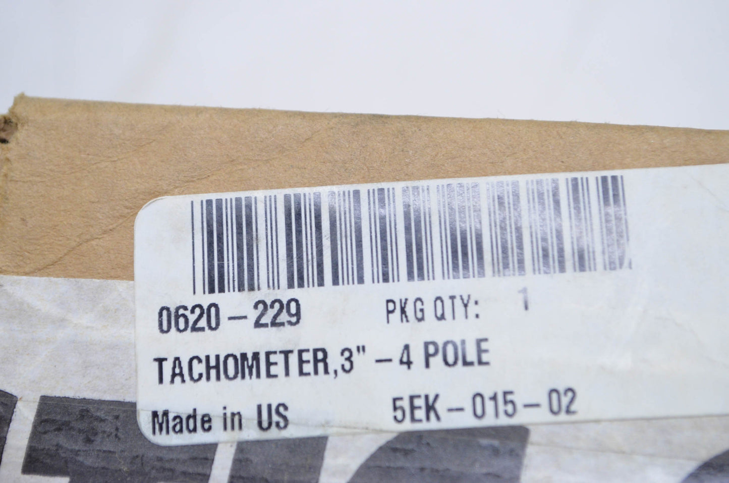 Tigershark 0620-229 3" 4 Pole 770 RPM Tachometer Gauge NOS