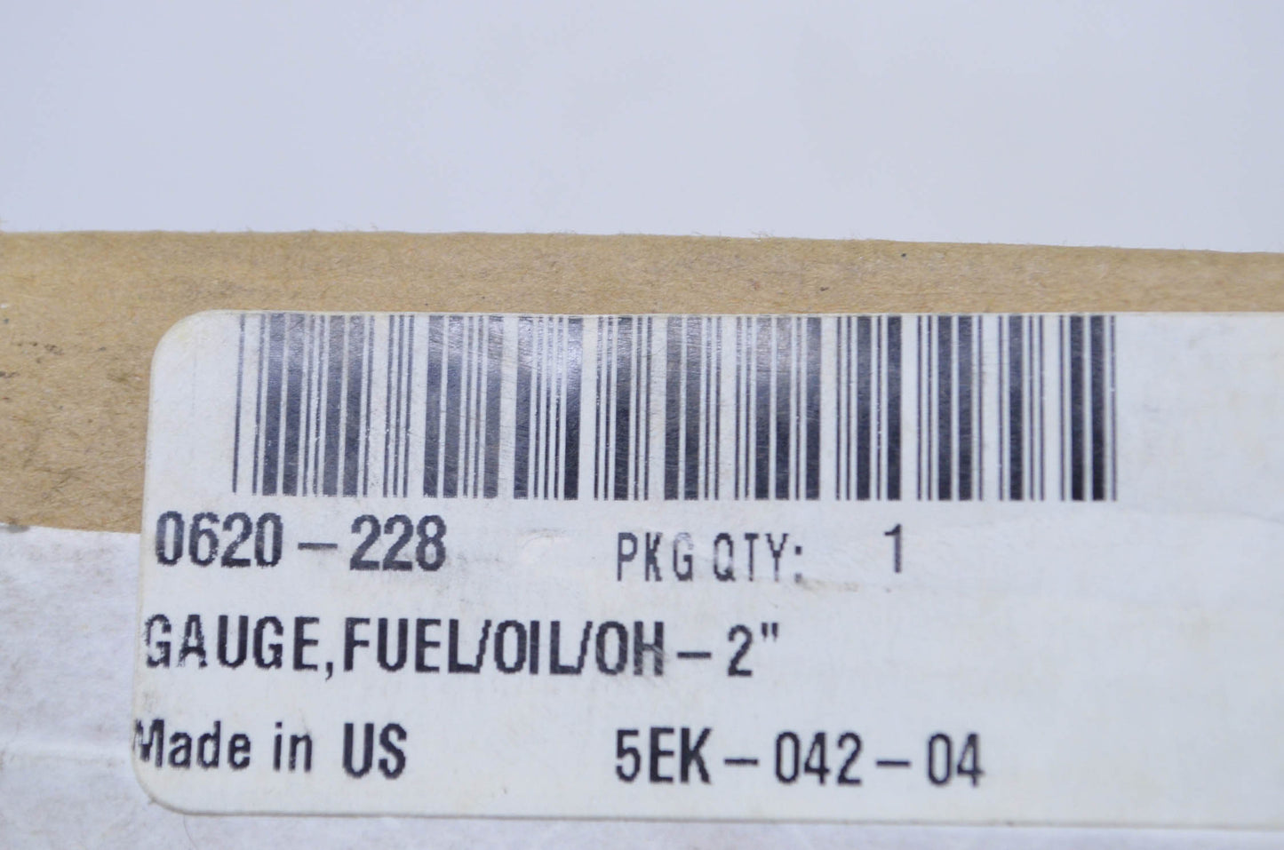 Tigershark 0620-228 2" Fuel/Oil Gauge NOS
