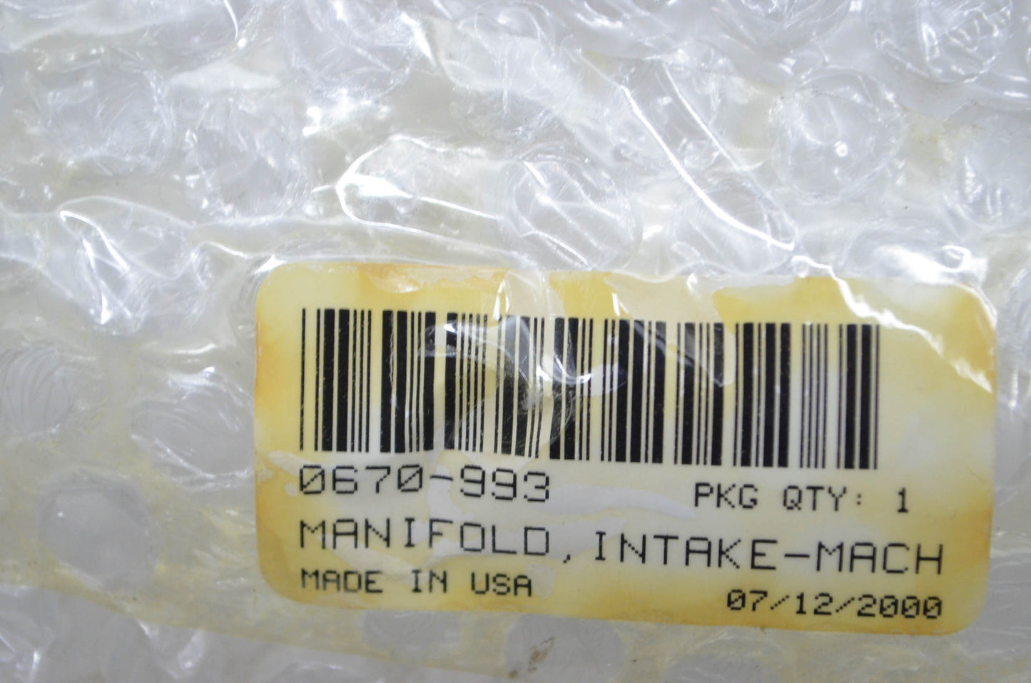 Tigershark 0670-993 Intake Manifold NOS