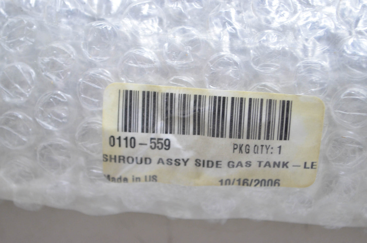 OEM Arctic Cat 0110-559 Left Side Gas Tank Shroud Assembly NOS