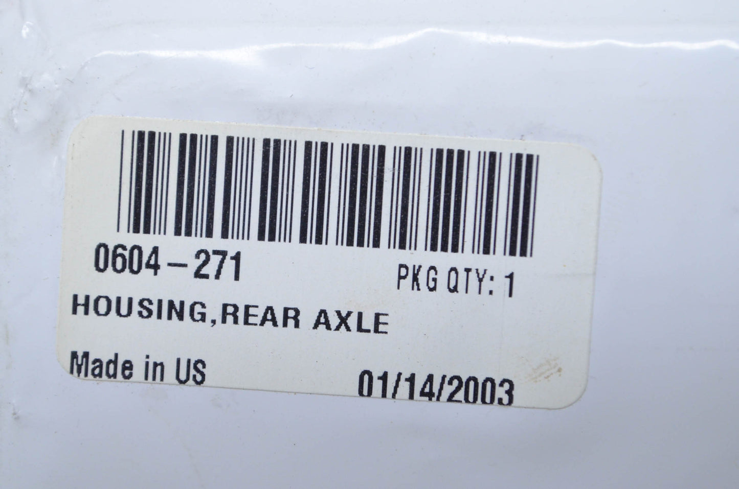 OEM Arctic Cat 0604-271 Rear Axle Housing NOS