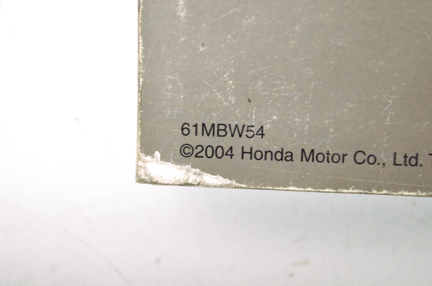 OEM Honda 61MBW54 Service Manual CBR600F4I 01-5