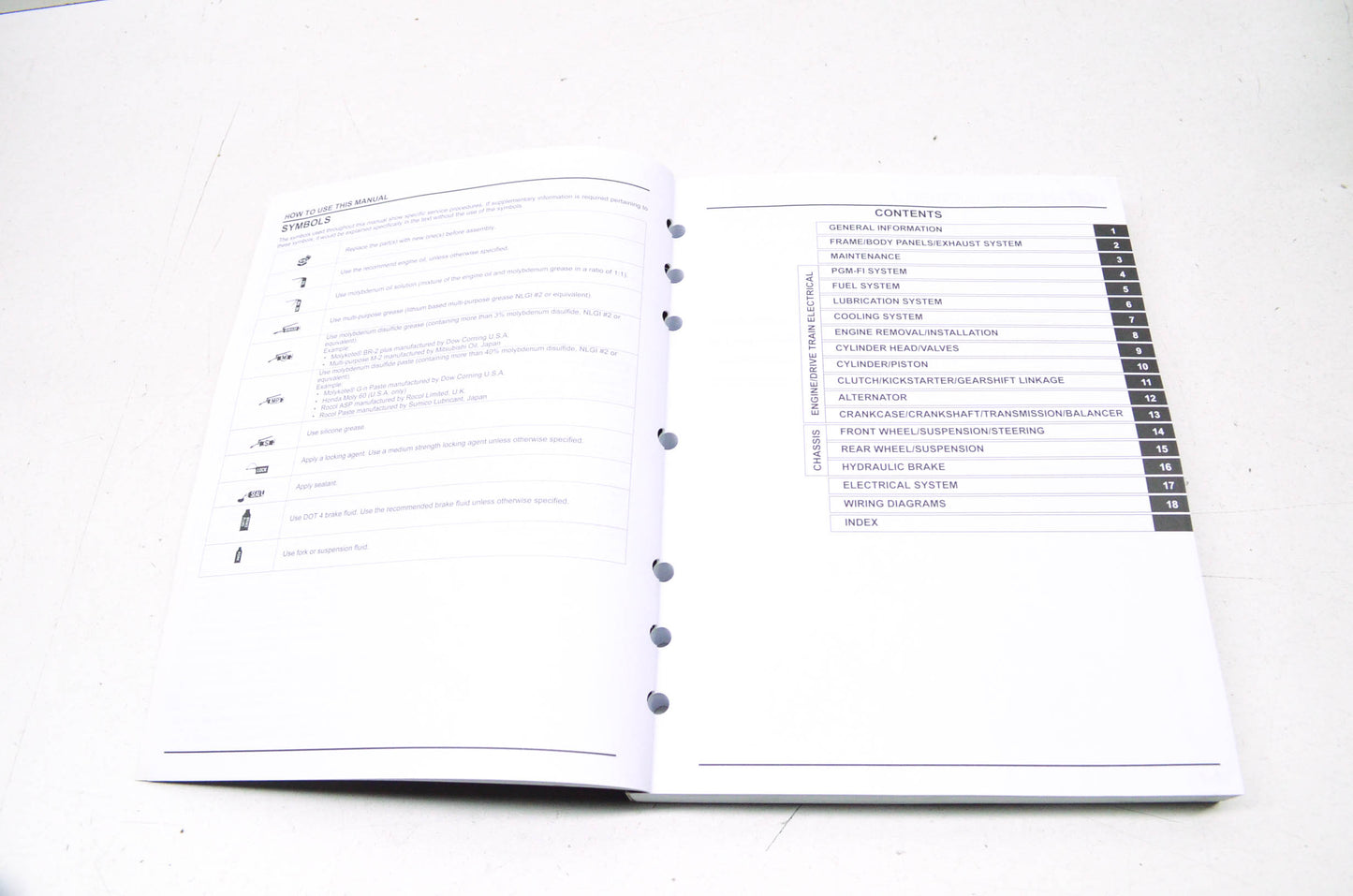 New OEM Honda 2014-2015 CRF250R Service Manual NOS