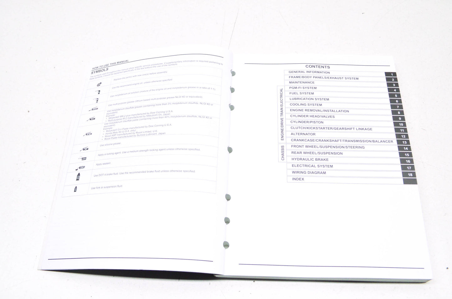 OEM Honda 2004-2017 CRF250R Service Manual