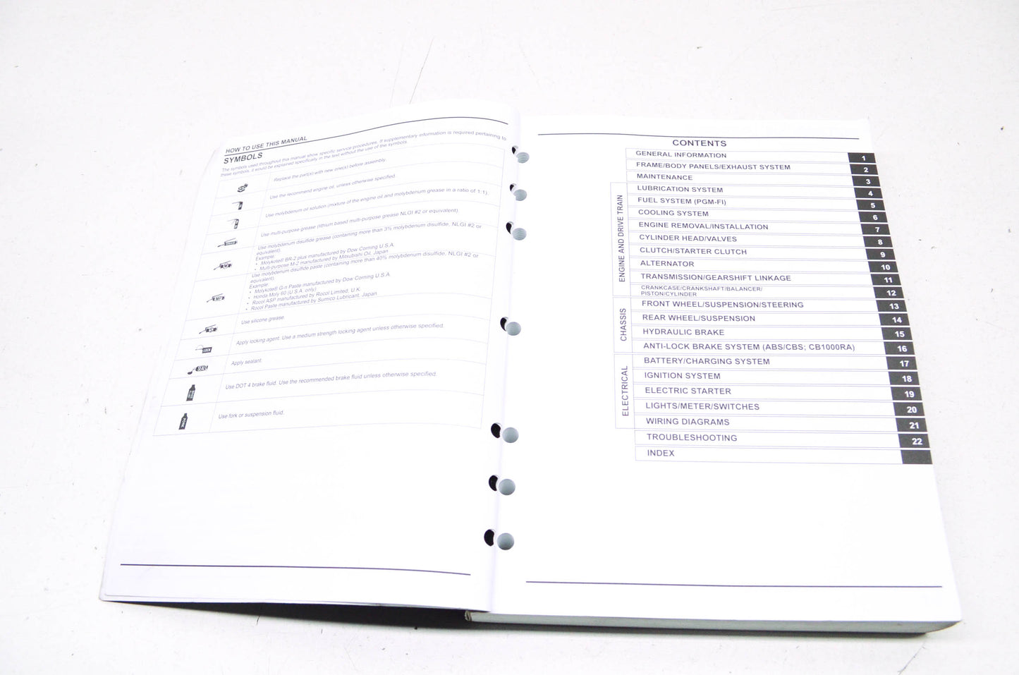 OEM Honda 2012-2016 CB1000R Service Manual