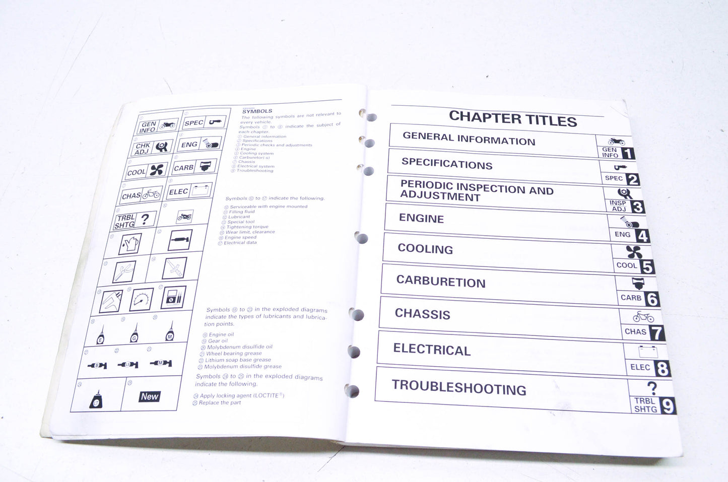 OEM Yamaha LIT-11616-11-25 Service Manual YZF-R1K(C)-L(C)