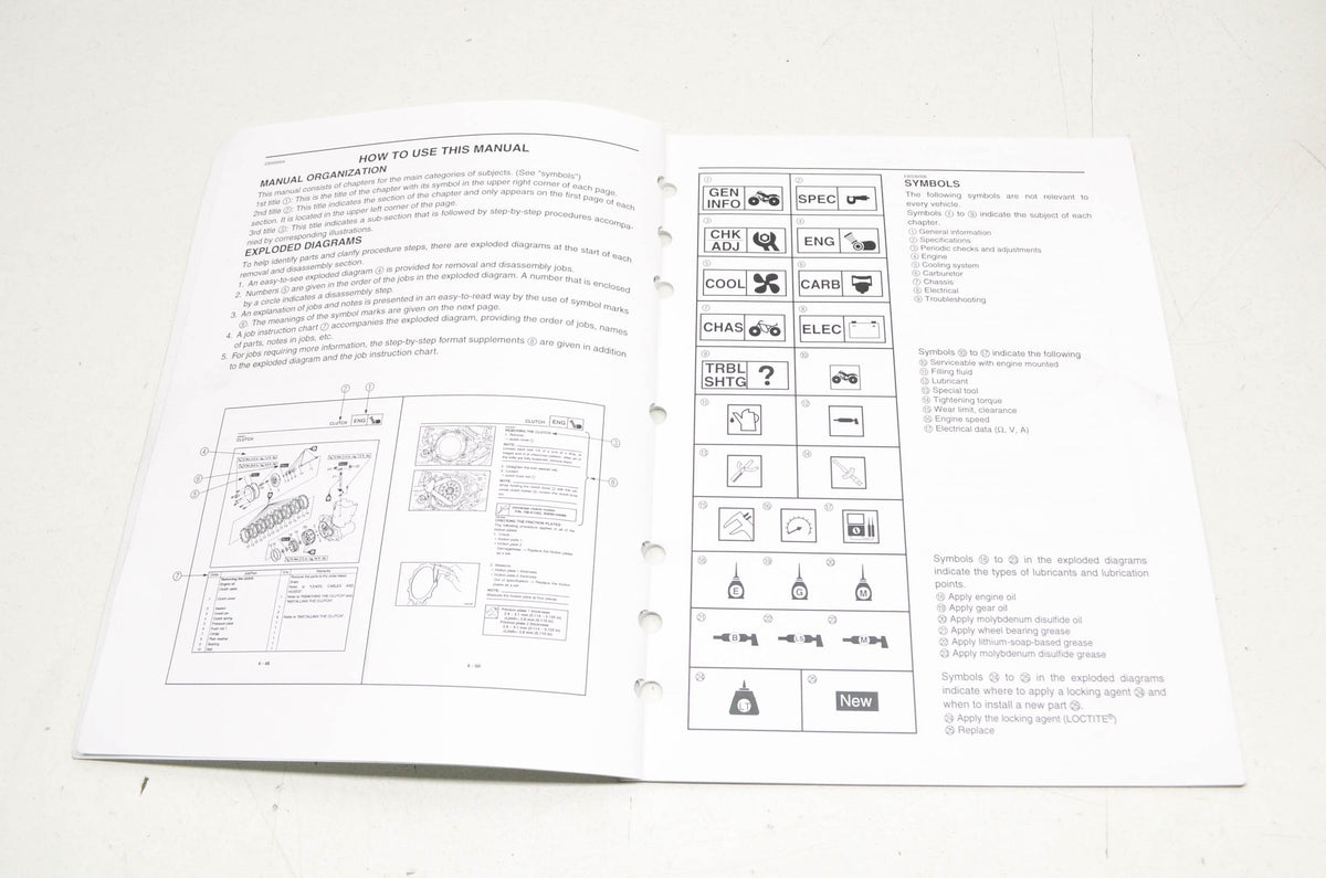 OEM Yamaha LIT-11616-20-13 YFZ450W SEW Service Manual Supplement