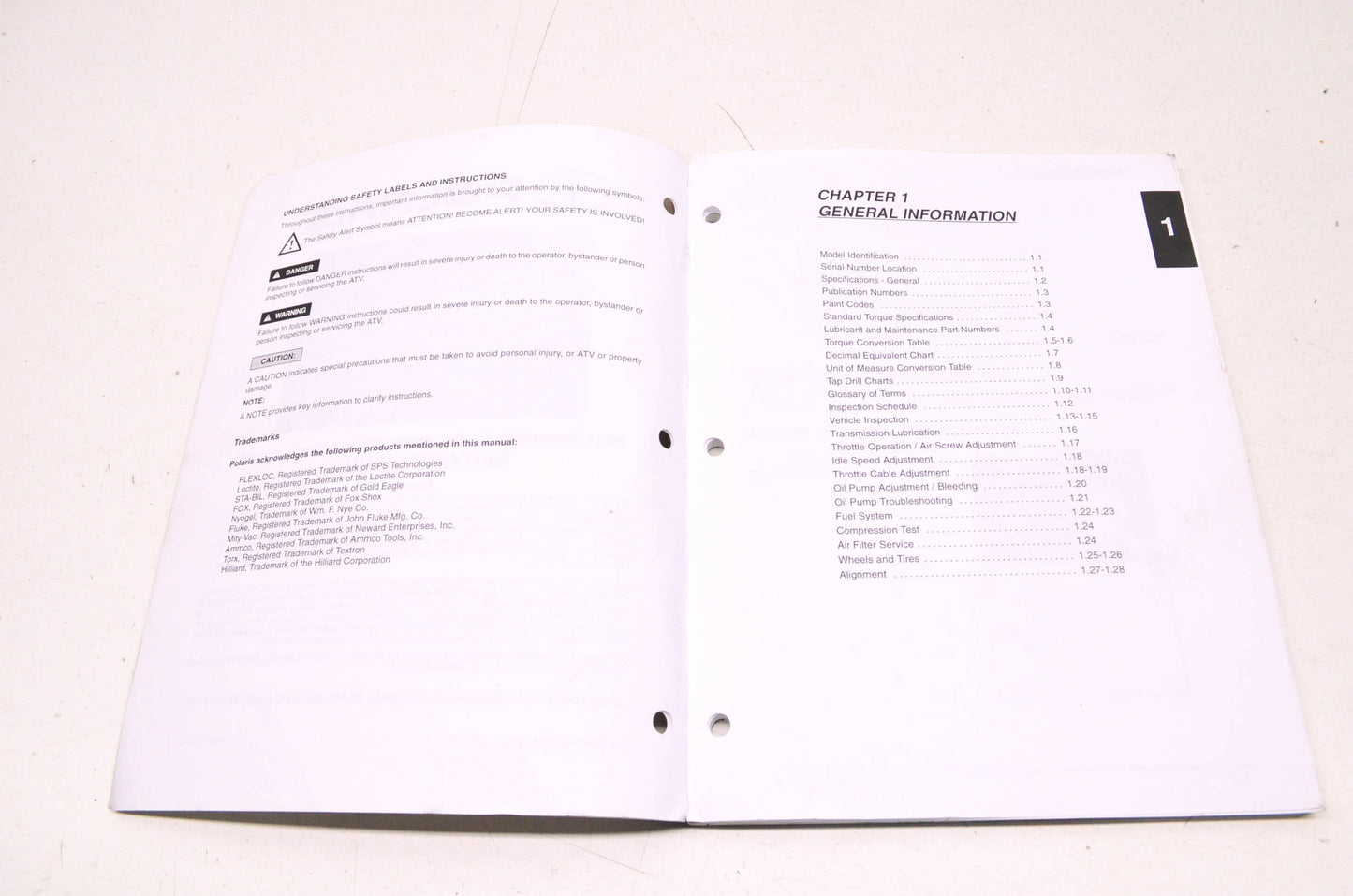 OEM Polaris 9916576 Service Manual Sportsman 90/Scrambler 50
