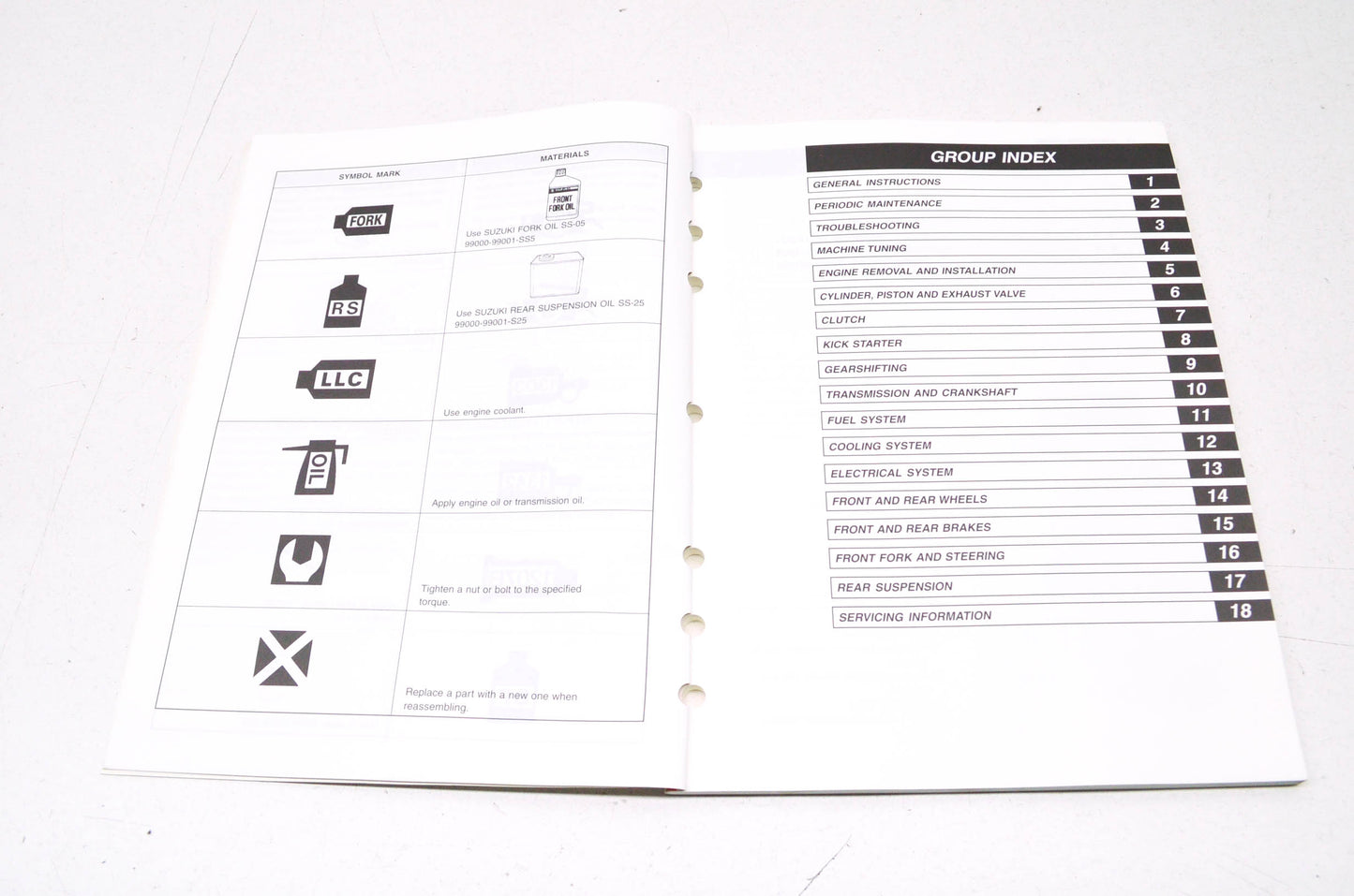 OEM Suzuki 99011-02B80-03A Owner's & Service Manual RM85/LK5 2