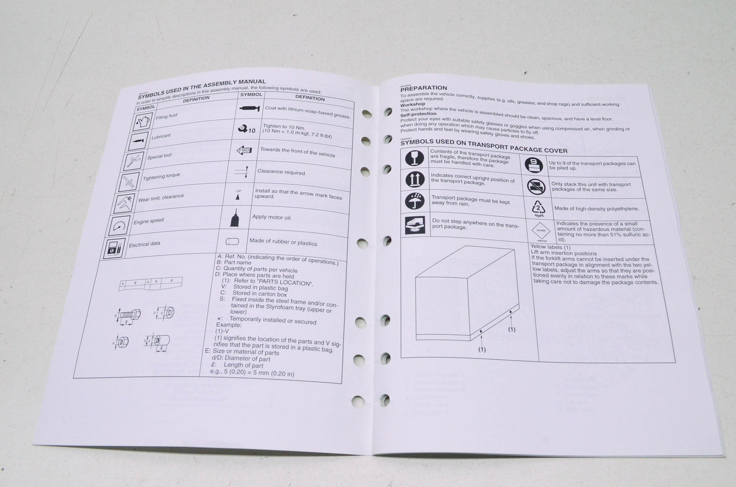 OEM Yamaha LIT-11666-23-07 YFM5FGZ/YFM7FGZ GRIZZLY Assembly Manual NOS