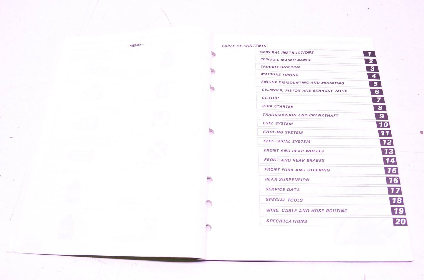 OEM Suzuki 99011-05D55-03A RMX250R Owner's Service Manual