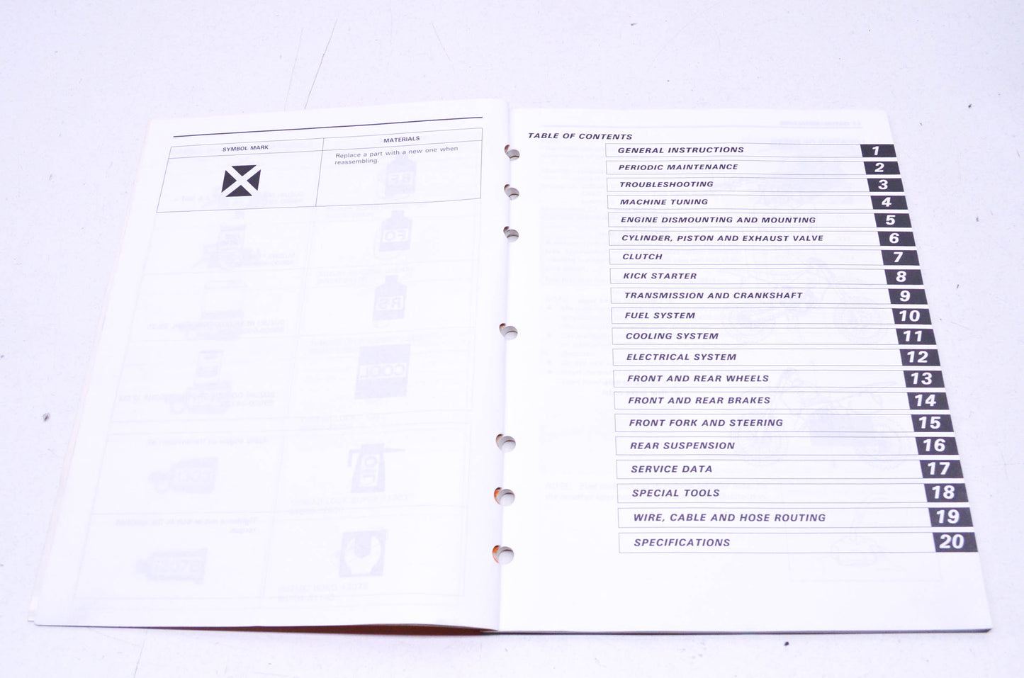 OEM Suzuki 99011-43D52-03A RM125 Owner's Service Manual