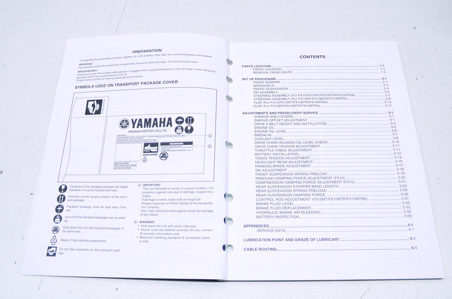 OEM Yamaha LIT-12668-02-69 Assembly Manual 08-12 FX NYTRO NOS