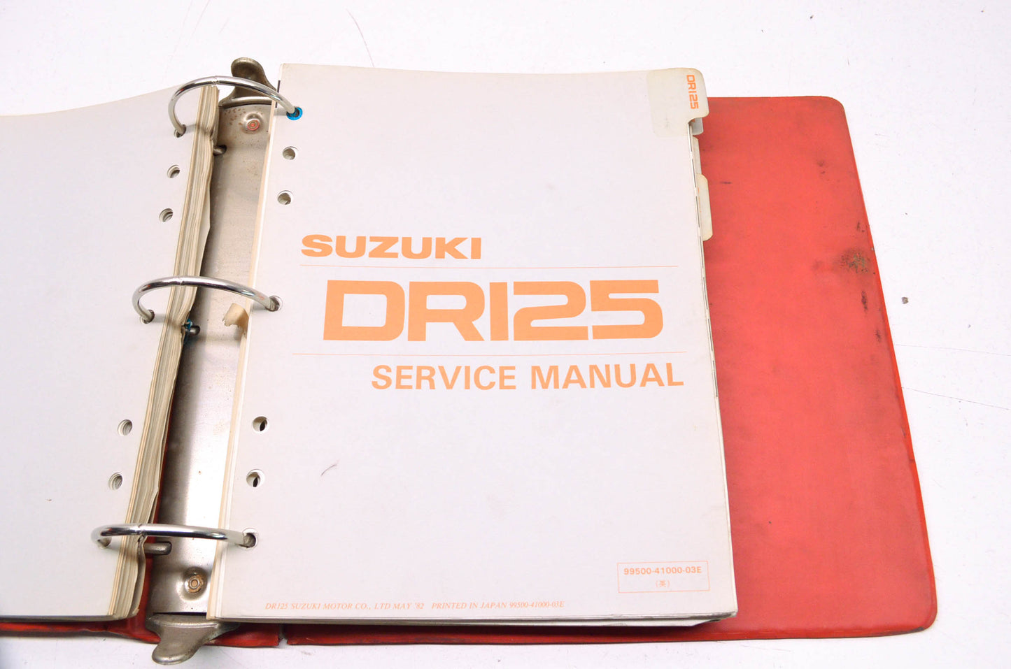 OEM Suzuki DR/SP/100/125/250/600 Service Manual w/ Supplements