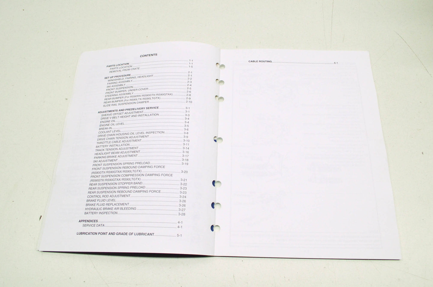 OEM Yamaha LIT-12668-02-70 Assembly Manual 08 RS Vector RS90 NOS