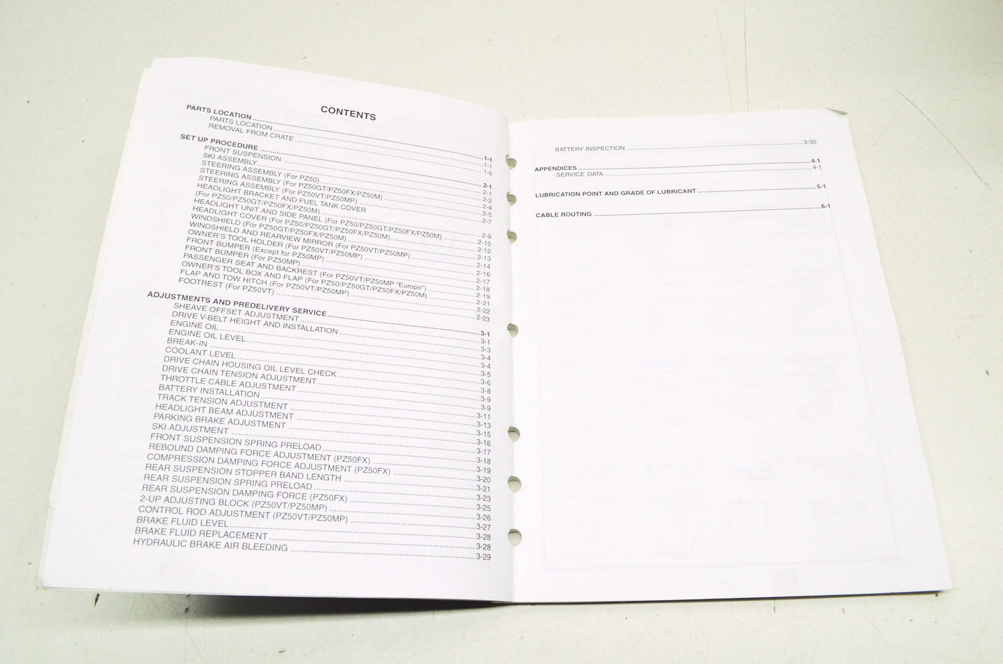 OEM Yamaha LIT-12668-02-58 PZ50WFXW GTWMWMP Service Manual
